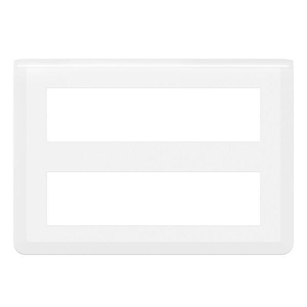 Plaque de Finition Blanche pour 2 x 8 Modules Mosaic Legrand - Legrand - 078837L
