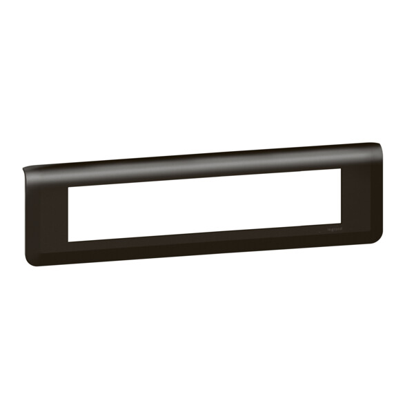 Plaque de finition horizontale Mosaic pour 10 modules noir mat - Legrand - 079010L