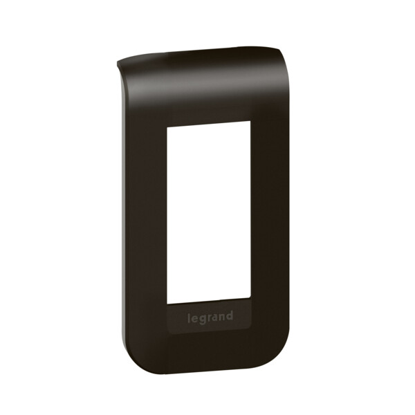 Plaque de finition mosaic 1 module noir - Legrand - 079041L