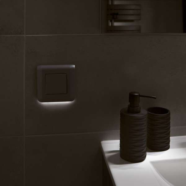 Plaque de finition Mosaic pour 2 modules noir mat - Legrand - 079042L