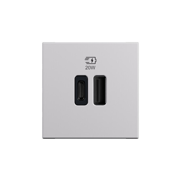 Mosaic prise USB A+C 20W PD 2 MOD LINK - Blanc - Legrand - 077570LA