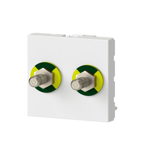 Legrand - prise equipotentielle antimicrobien double 2 modules - Legrand - 078760L