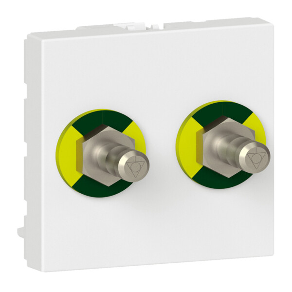 Legrand - prise equipotentielle antimicrobien double 2 modules - Legrand - 078760L