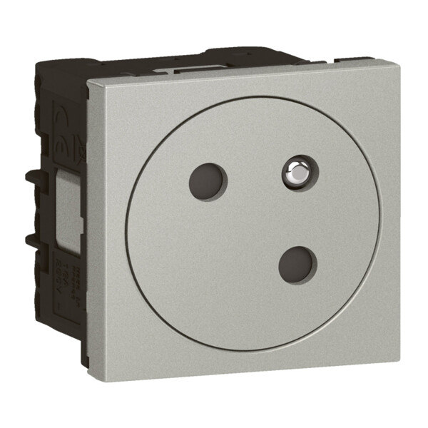 2p+t modulaire associable 2m fb alu surface - Legrand - 079245L