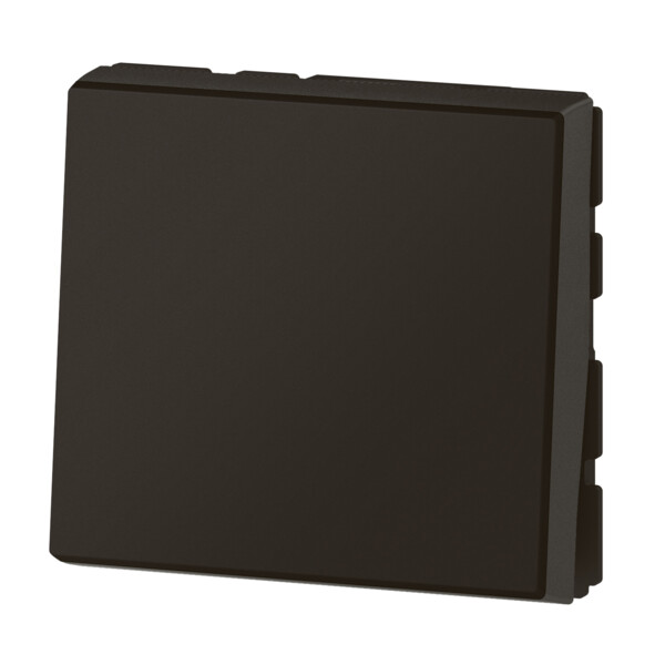 Interrupteur ou Va-et-Vient Mosaic Legrand Noir Mat Easy-LED – 10 AX 250 V –2 Modules - Legrand - 079111L