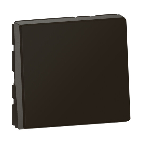 Interrupteur ou Va-et-Vient Mosaic Legrand Noir Mat Easy-LED – 10 AX 250 V –2 Modules - Legrand - 079111L