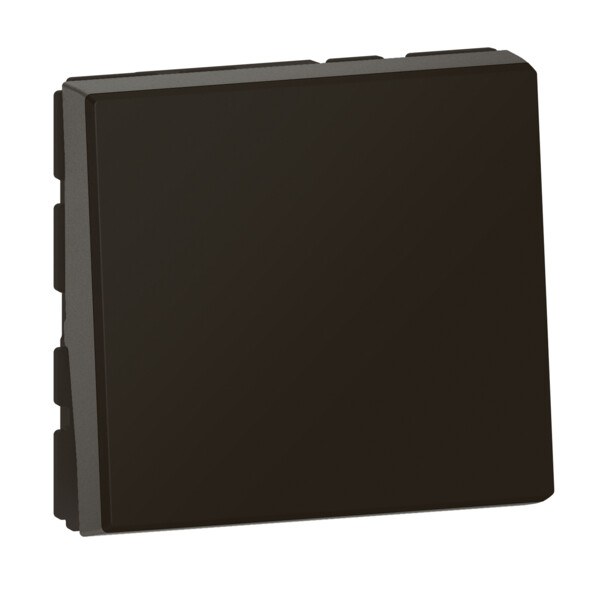 Poussoir ou poussoir inverseur Mosaic Easy-led Legrand - 2 modules - à clipser - 250V - 6A - IP31 - IK04 - noir - Legrand - 079140L