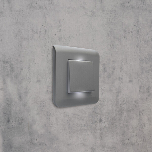 Va-et-vient aluminium Legrand Mosaic Easy-LED 10AX 250V 2 modules - Legrand - 079211L