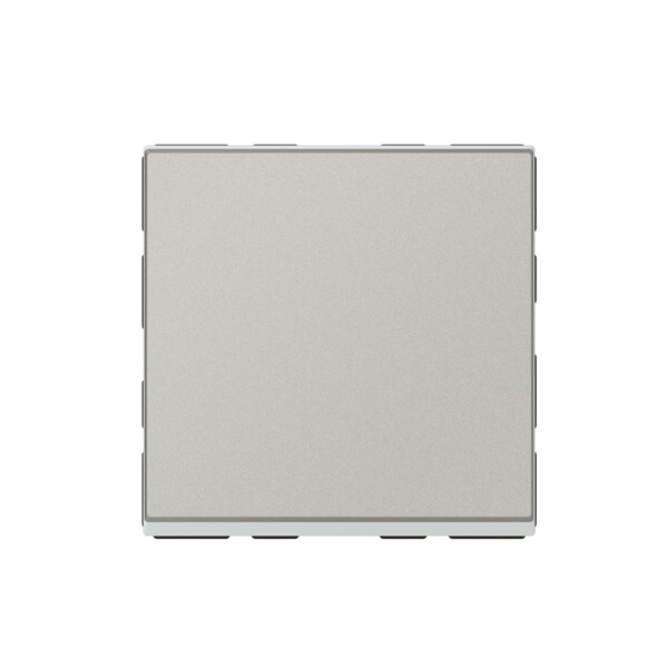 Poussoir ou poussoir inverseur Mosaic Easy-Led 6A 250V~ 2 modules - alu - Legrand - 079240L