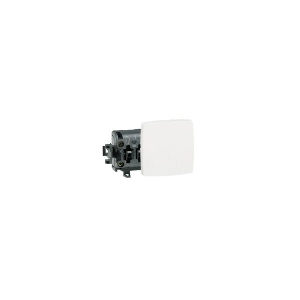 Interrupteur bipolaire Asl Legrand - 2 modules - borne à vis - saillie - plastique - IP31 - IK04 - Legrand - 086103