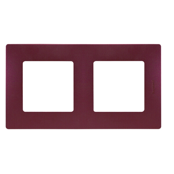 Plaque Prune Legrand Niloé 2 postes - Legrand - 096717