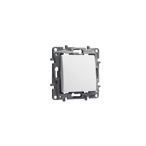 Bouton poussoir simple pur Legrand Niloé 6A 250V NO/NF - Legrand - 664705