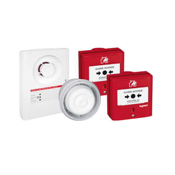 Prêt à Poser tableau d'alarme incendie de type 4 - alimentation secteur - Legrand - Legrand - 140563