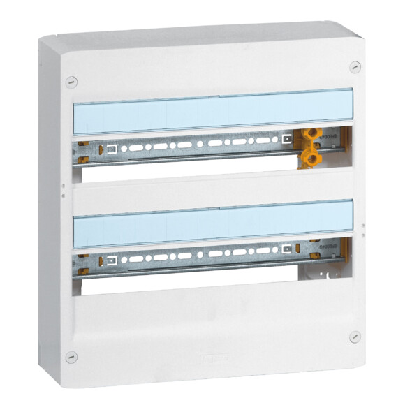 Tableau électrique Legrand Drivia 2 rangées 18 modules IP30 IK05 blanc RAL 9003 - Legrand - 401222