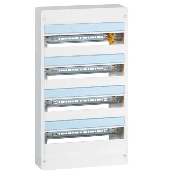 Tableau électrique Legrand Drivia 4 rangées 18 modules IP30 IK05 blanc RAL 9003 - Legrand - 401224