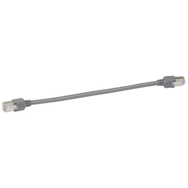 Cordon souple multimédia S/FTP Legrand pour module de brassage réf 413104 longueur 0,2 m - Legrand - 413045