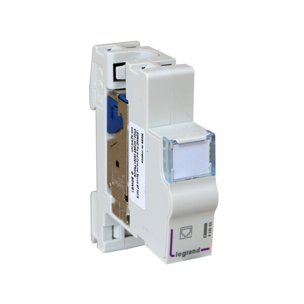 Module de brassage blindé Legrand catégorie 6 STP avec connecteur LCS³ certifié PoE++ 1module - Legrand - 413103