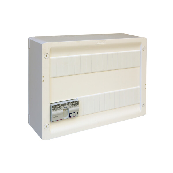 Tableau de communication Legrand basique grade 2TV Drivia 18 4 prises RJ45 STP - Legrand - 418247