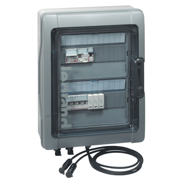 Coffret photovoltaïque pré-câblé 3kwc dc + ac pour 1 ou 2 chaînes - Legrand - 414001
