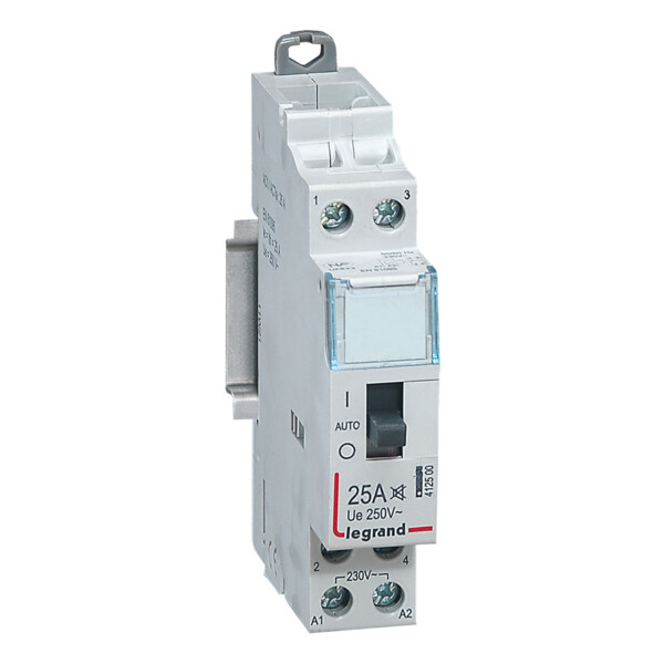 Contacteur domestique silencieux Legrand 230 v~ 2p 250 v~/25 a o+f - Legrand - 412500