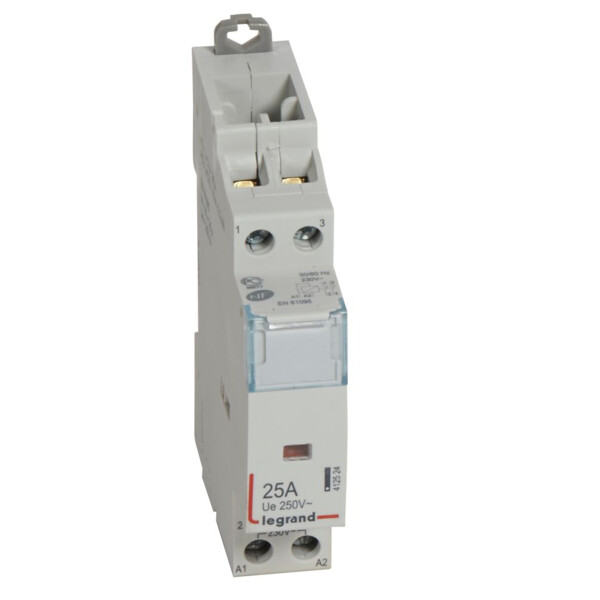 Contacteur de puissance bobine Legrand 230 v~ 2p 250 v~ 25a 2 o 1 module - Legrand - 412524
