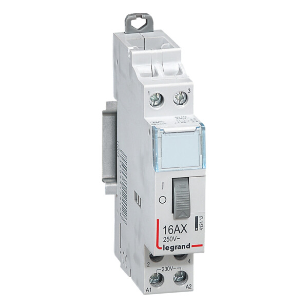 Télérupteur 16A 2F Legrand CX³ à vis 2P 230V 1 module - Legrand - 412412
