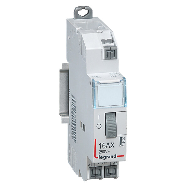 Télérupteur standard à bornes auto Legrand 230 v~ 1p 250 v~ 16a 1f 1 module - Legrand - 412420