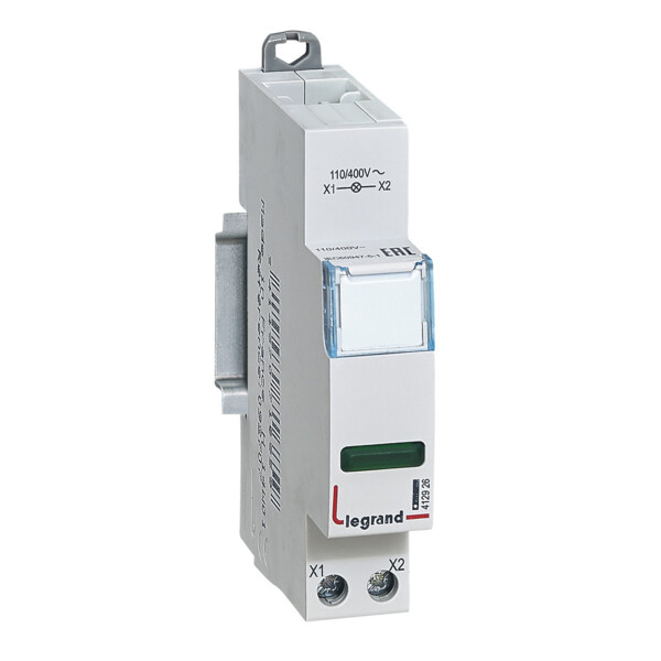 Voyant à LED Simple Vert 110 V à 400 V 1 Module CX3 Legrand - Legrand - 412926