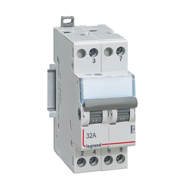 Interrupteur inverseur modulaire Legrand CX³ double va-et-vient 2 modules 400V - Legrand - 412901