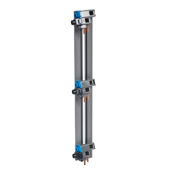 Peigne d'alimentation vertical Legrand VX³ optimisée monophasée pour coffret 3 rangées entraxe 125mm - Legrand - 405001