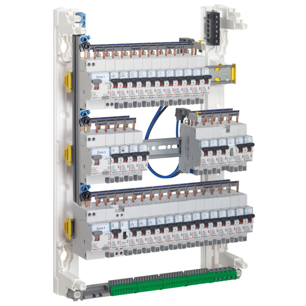 Peigne d'alimentation vertical Legrand VX³ optimisée monophasée pour coffret 3 rangées entraxe 125mm - Legrand - 405001