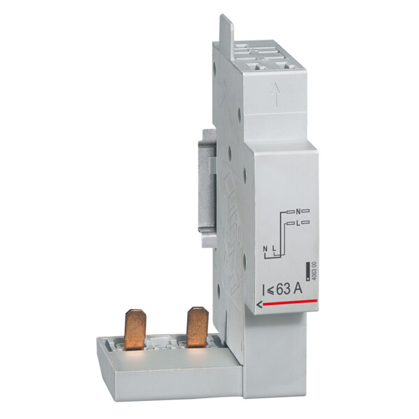 Module de raccordement par peigne Legrand DX³ à borne automatique 2P jusqu'à 63A 1 module - Legrand - 406300