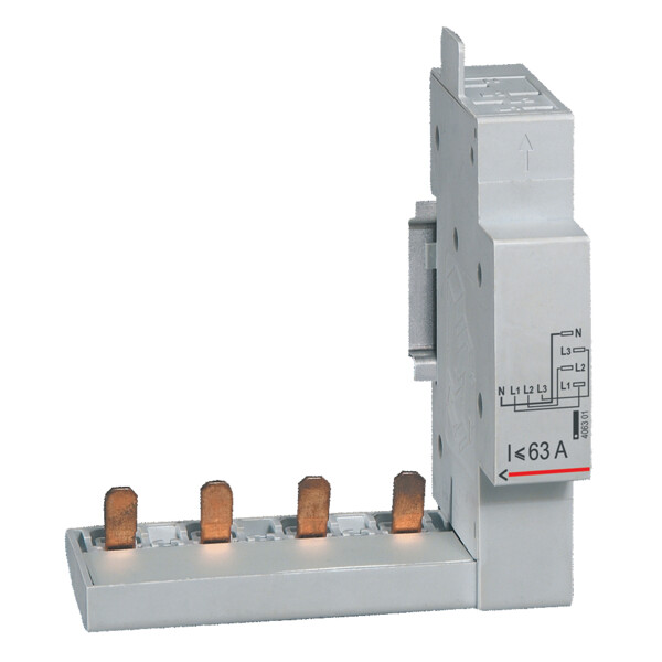 Module de raccordement par peigne Legrand DX³ à borne automatique 4P jusqu'à 63A 1 module - Legrand - 406301