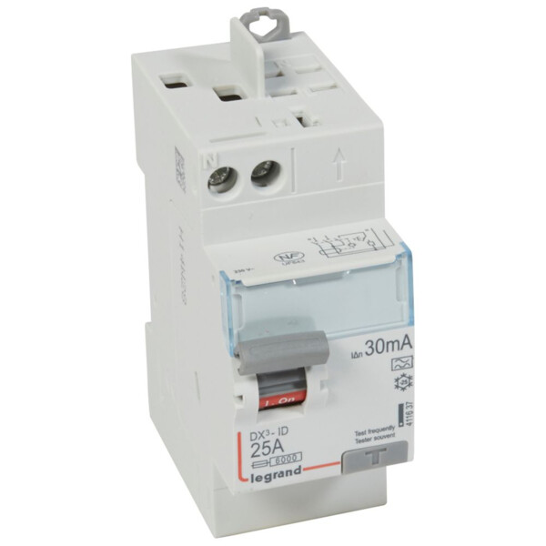 Interrupteur Différentiel 25 A 230 V DX³-ID Legrand - 2 Pôles - Legrand - 411637