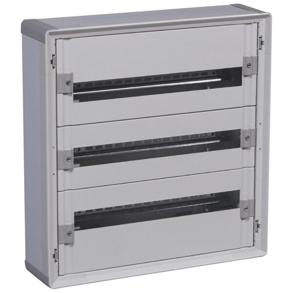 Coffret distribution isolant xl3 160 - tout modulaire - 3 rangées - 72 mod - Legrand - 401803
