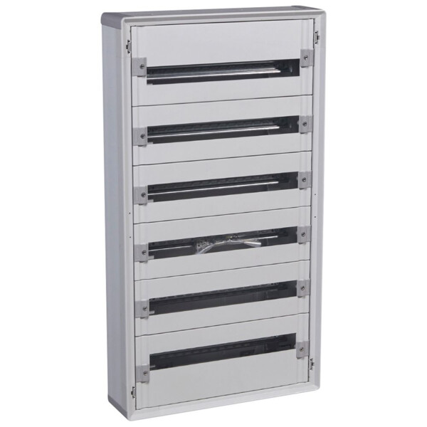 Coffret distribution isolant xl3 160 - tout modulaire - 6 rangées - 144 mod - Legrand - 401806
