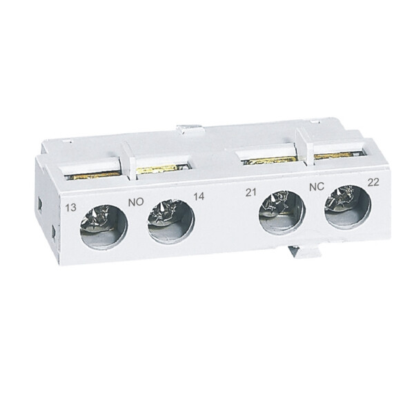 Contact Auxiliaire 1NO et 1NF pour Disjoncteur Moteur MPX Legrand – Montage Frontal - Legrand - 417403