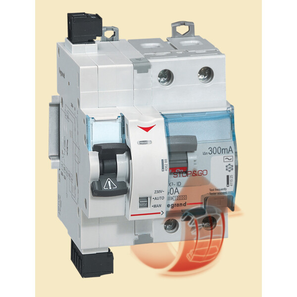 Réenclencheur automatique stop and go Legrand DX³ standard 230v 2 modules - Legrand - 406288