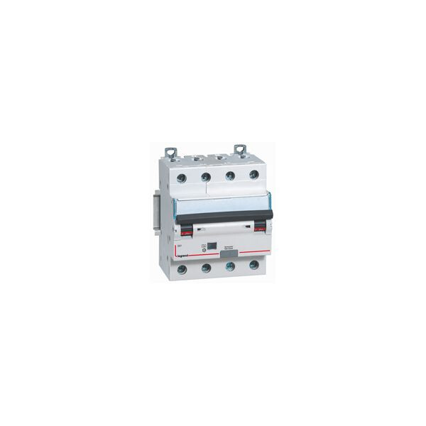 Disjoncteur différentiel DX³ 6000 -vis/vis- 4P 400V~20A - type F - 30mA -10kA- courbe C - 4 M - Legrand - 411245