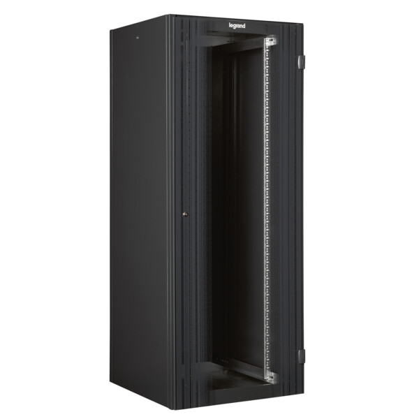 Legrand - baie linkeo 19 - ral 7016 - 42 u - 2026x800x1000 - porte avant simple - monté" - Legrand - 646765