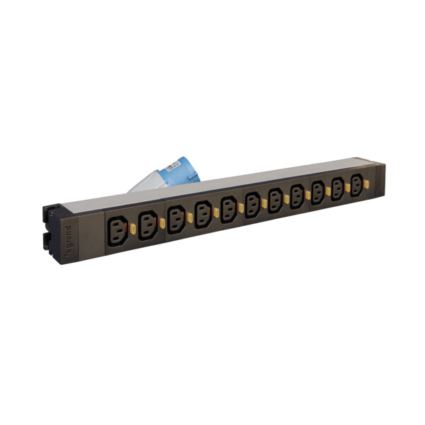 Pdu 19'' 1 u lcs² - 12xc13 - cordon 3 m avec fiche 2p+t 16 a - Legrand - 646815
