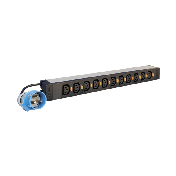 Pdu 19'' 1 u lcs² - 12xc13 - cordon 3 m avec fiche 2p+t 16 a - Legrand - 646815