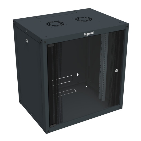 Legrand - coffret fixe linkeo 19 - 9 u - 494x600x450mm - ral 7016 - livré à plat" - Legrand - 646251