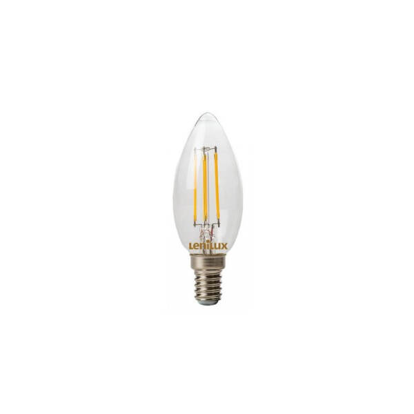 Lampe LED à filament C35 4W 410lm E14 - Lenilux - Lenilux - 340015