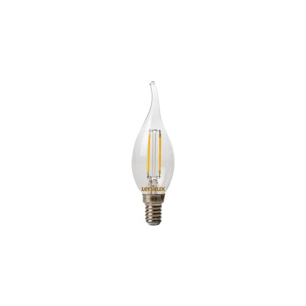 Ampoule LED à filament C35 Coup de vent 2W 180lm E14 - Lenilux - Lenilux - 340046