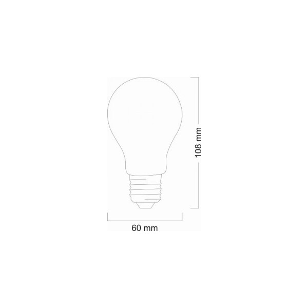 Lampe Led à filament A60 4W 410lm E27 - Lenilux - 340091