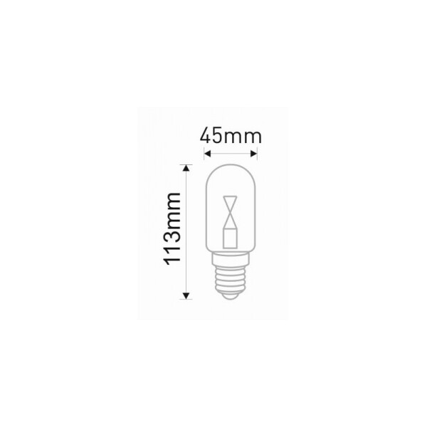 Lampe LED à filament T45 Tubulaire 2W 180lm E27 - Lenilux - Lenilux - 340138