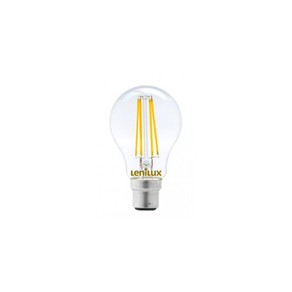 Ampoule LED à filament A60 8W 880lm B22 - Lenilux - Lenilux - 340190