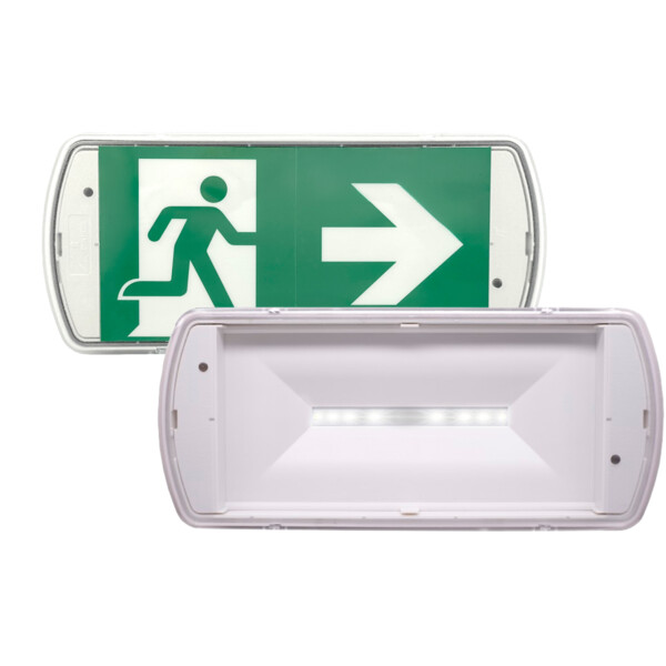 BAES évacuation 45lm 1h IP65 IK10 conformité NF ENV 2025 Luminox - Luminox - 15178