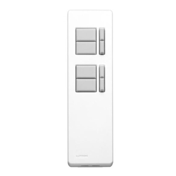Télécommande pour variateur portée 10m blanc arctique Rania Lutron - Lutron - RID-REMOTEB-AW-M